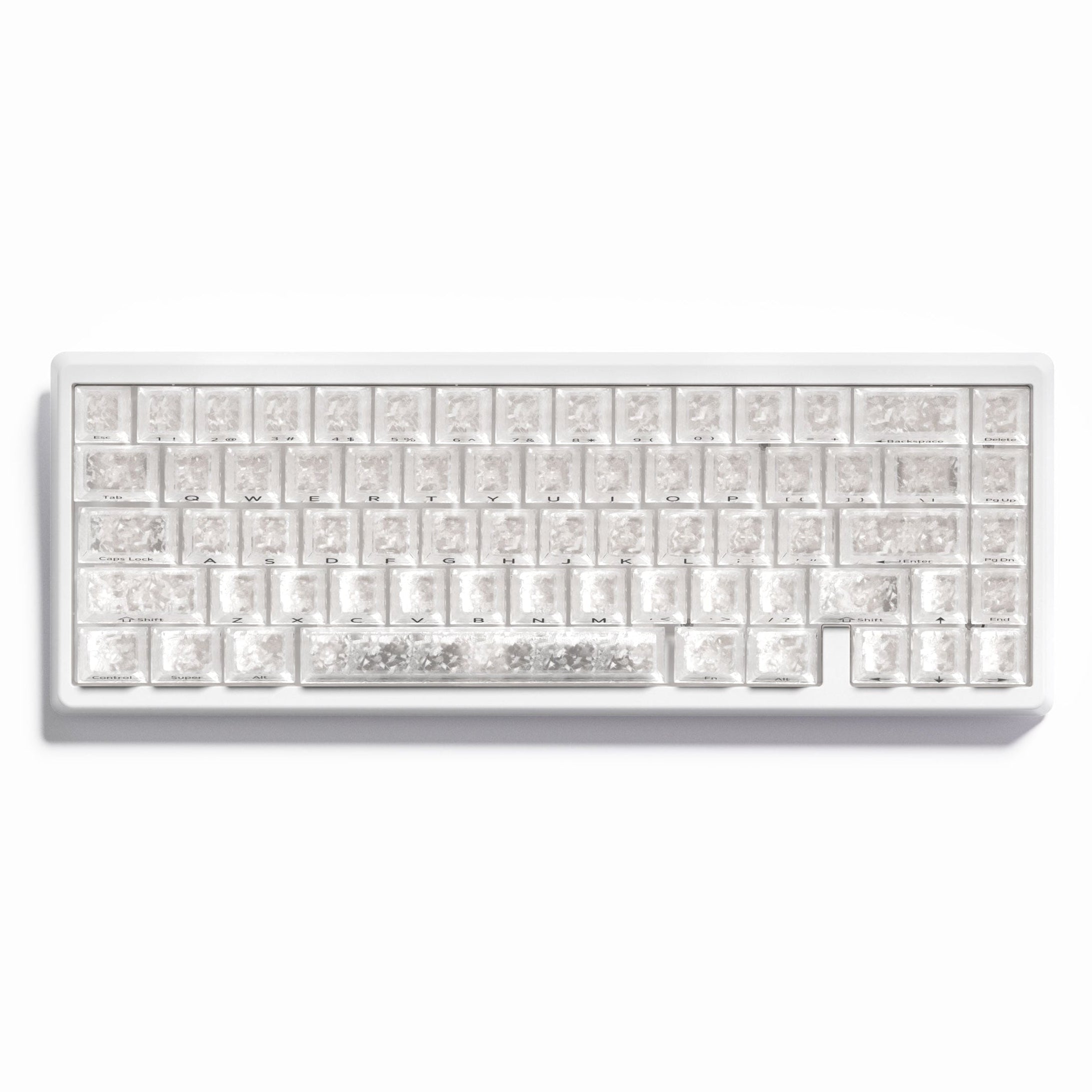 XVX M67 JadeStone Stellar White Tri-Mode RGB Mechanical Keyboard