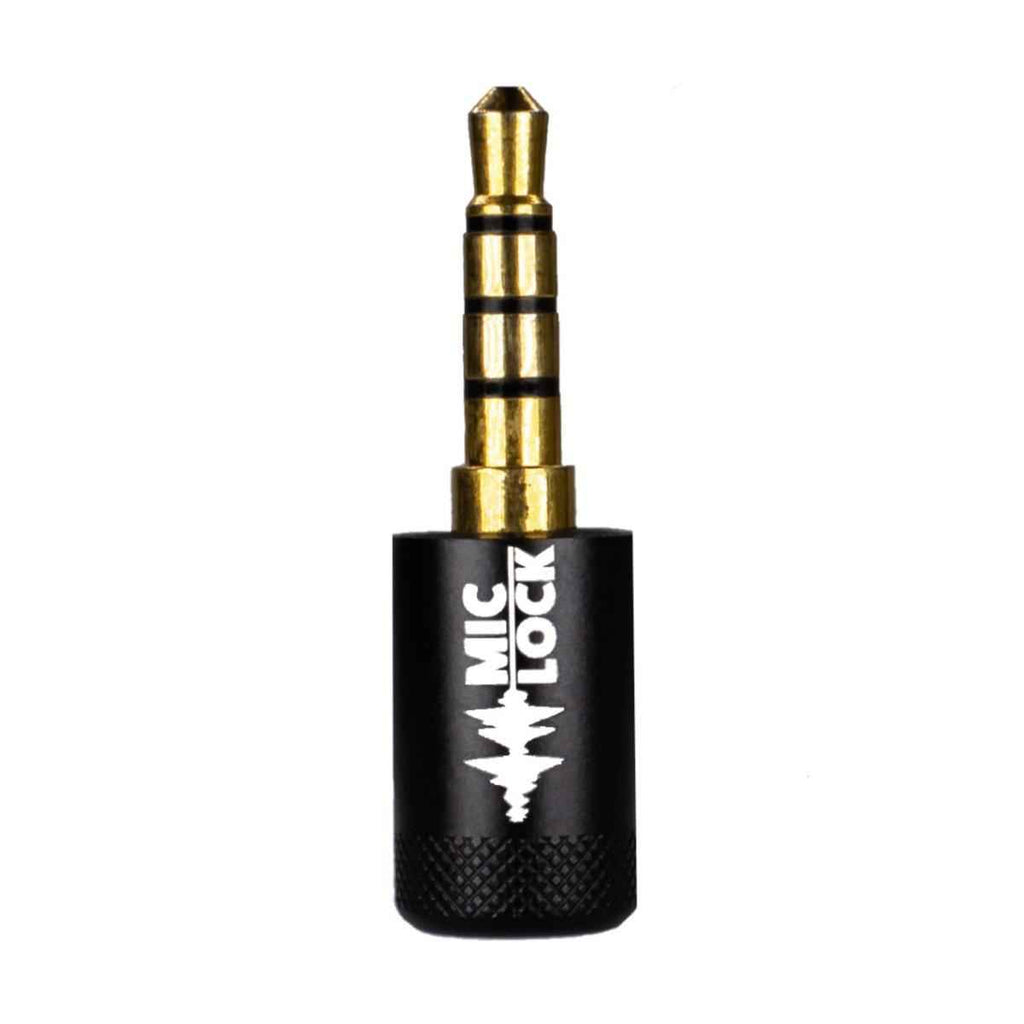 Mic-Lock 3.5mm Single-Ended Microphone Blocker Black