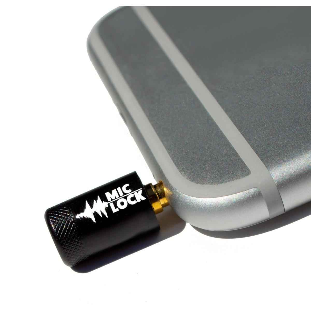 Mic-Lock 3.5mm Single-Ended Microphone Blocker Black